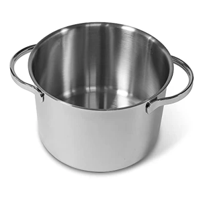 Immagine di Moneta Allegro Pentola 18 cm in Acciaio Inox per tutti i Fuochi 3.2 Litri