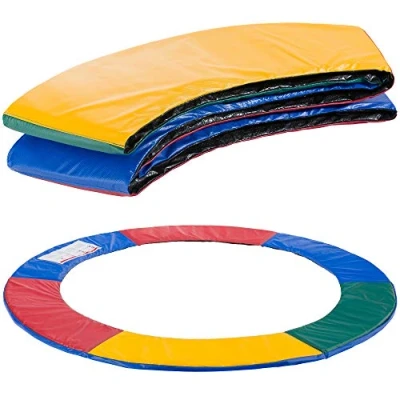 Immagine di Arebos Paraspigoli per Trampolino Protezione a Molla Copertura del Bordo di Tappeto Elastico 100% Resistente ai Raggi UV antistrappo colorato 183 cm