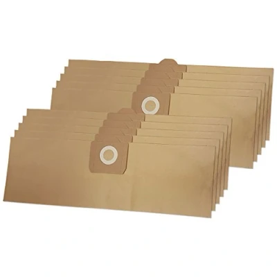 Immagine di 10 Premium Sacchetti per Aspirapolvere Kärcher WD 3, WD3, WD3P, MV MV3, MV3P, Wet &amp; Dry, 6.959.130, 6.959.130.0, A 2201, 2204, 2504 Rowenta Bully Parkside Lidl in Carta Speciale