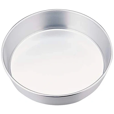Immagine di Pentole Agnelli Linea Pasticceria e Pizza Tortiera Conica in Alluminio con Orlo (H 6 cm), Argento, 24 cm