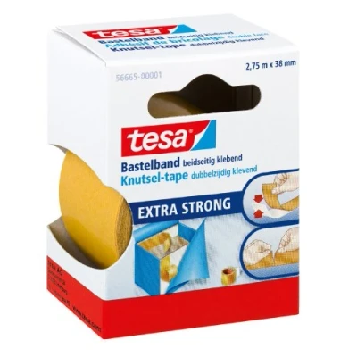 Immagine di tesa EXTRA STRONG 56665 00001 01 Nastro biadesivo tesa® Bastelband Trasparente (L x L) 2.75 m 38 mm 1 pz.
