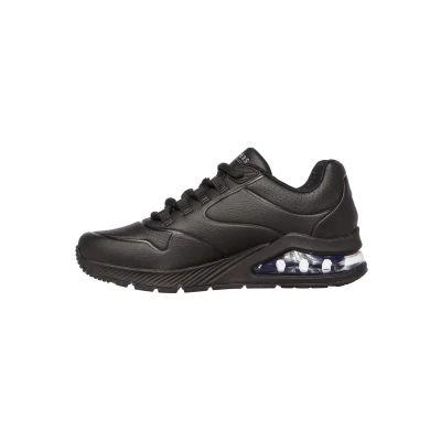 Immagine di Skechers Uno 2 Air Around You, Sneakers Donna, Black Duraleather Mesh Trim, 38 EU