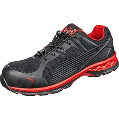 Immagine di PUMA FUSE MOTION 2.0 RED LOW 643890 43 ESD scarpe di sicurezza S1P Taglia delle (EU): Nero, Rosso 1 pz.