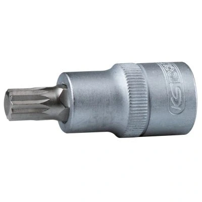 Immagine di KS TOOLS 911.5307 Serie di bussole DIN 3120, ISO 1174 M18 Acciaio al cromo vanadio Poligonale incassata, Multidentata esterna zigrinato