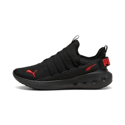 Immagine di Puma Softride Carson Fresh, Road Running Shoe Unisex Adulto, Black for all Time Red, 42.5 EU