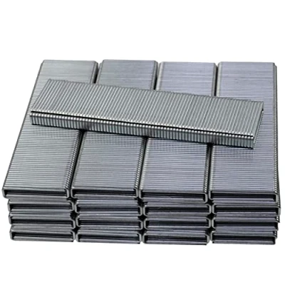 Immagine di AERZETIX C58773 Set di 2500 graffette a corona stretta 25x5.7x1mm per spillatrice chiodatrice pneumatica GA18 accessorio cucitrice tappezzeria mobili falegnameria legno in acciaio