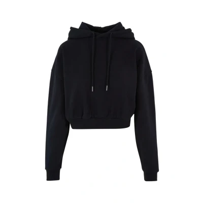 Immagine di Urban Classics Cropped Heavy Felpa con cappuccio, Donna, Taglia: XL, Black