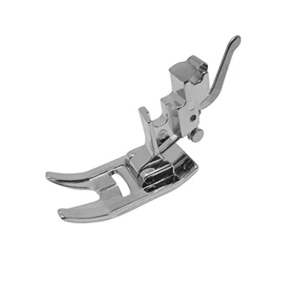 Immagine di piedino da cucito XL a zigzag (9 mm di larghezza), con supporto per macchine cucire Brother, Elna, AEG, Carina, Veritas, Singer, W6, Meister e molto altro ancora.