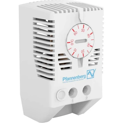 Immagine di Pfannenberg Termostato quadro di comando FLZ 520 THERMOSTAT 0..+60C 240 V/AC 1 NC (L x L A) 36 m 40 mm 72 pz.