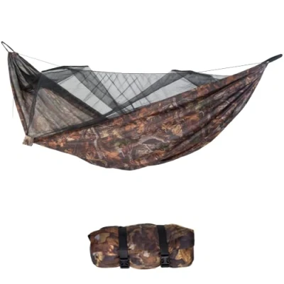 Immagine di AMAZONAS Zanzariera Traveller Forest Ultra Light Amaca in 100% nylon resistente e traspirante, circa 500 g, dimensioni confezione: 24,5 x 8,5 cm, 275 cm 140