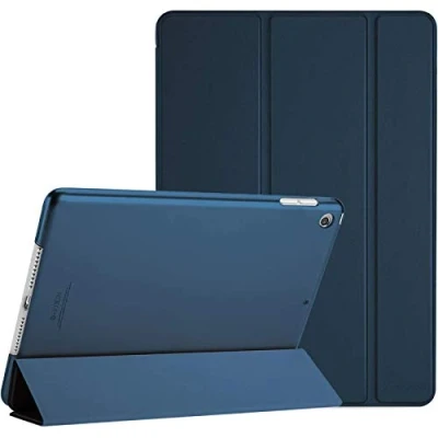 Immagine di ProCase Cover iPad 9/8/7 Generazione, Custodia 10,2 Pollici 2021/2020/2019 [A2602 A2603 A2604 A2605 A2270 A2428 A2429 A2430 A2197 A2198 A2200] con Auto Svegliati/Sonno Blu Marino