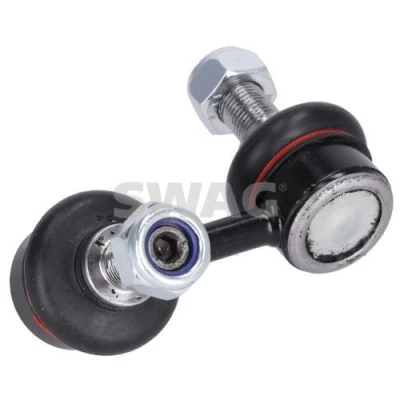 Immagine di SWAG 80 92 7988 Bielletta barra stabilizzatrice Assale anteriore Dx 65 M12 x 1,25 con dado autobloccante Acciaio argento