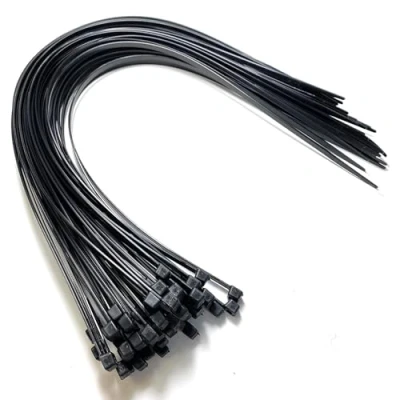 Immagine di Fascette fermacavi, 450 mm x 4,8 mm, extra lunghe, in nylon (50, nero)