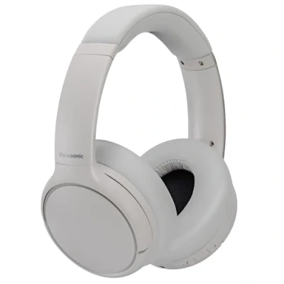 Immagine di Panasonic RB M600BE C Cuffie Wireless con Hybrid ANC, Modello Over Ear Girevole, Bluetooth 5.3, Microfono Integrato, Fino a 50 Ore di Riproduzione, XBS Deep, USB C, Bianco