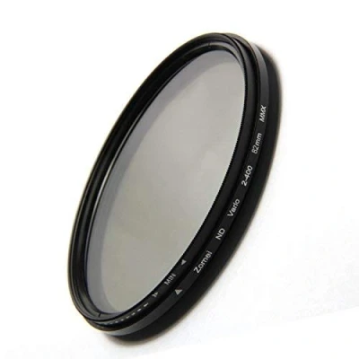 Immagine di ZOMEI ND 49mm Fader Filtro variabile regolabile a densità neutra con vetro ottico AGC (ND2 ND400)
