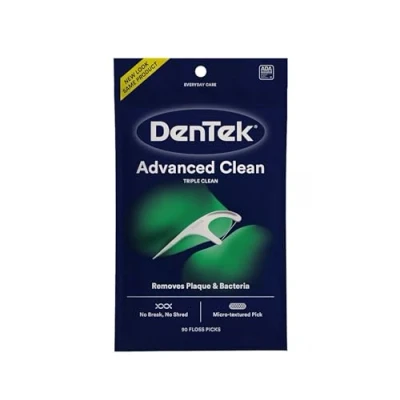 Immagine di Dentek Triple Clean Floss Picks, Mint, 90 Count by U.S.