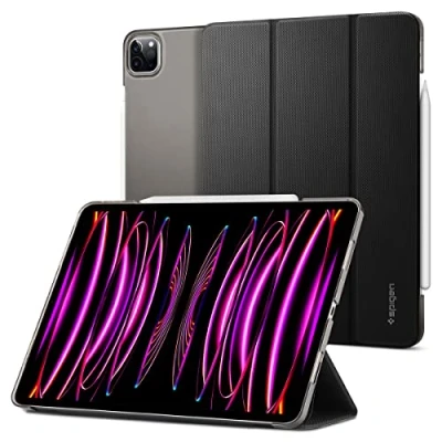 Immagine di Spigen Cover Liquid Air Foglio Compatibile con iPad PRO 11 inch (2022) e (2021) Nero