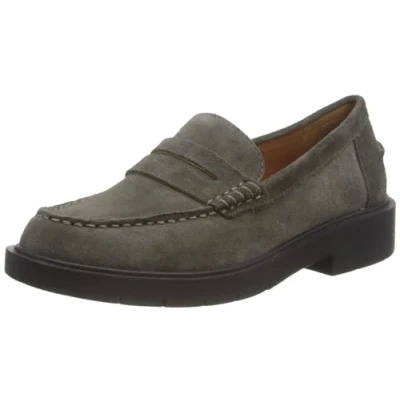 Immagine di Geox D Spherica Scarpe senza lacci, Donna, Taglia: 41, Dark grey Pelle