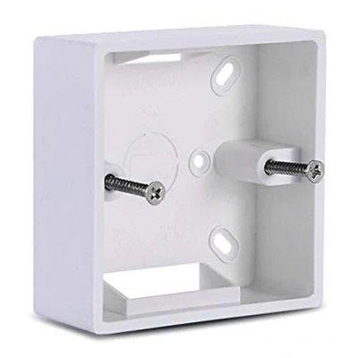 Immagine di Buwei 86X86 Cassetta per Montaggio a Parete con Scatola di Giunzione in PVC Ispessito Interruttore Presa Base Inferiore Accessori elettrica