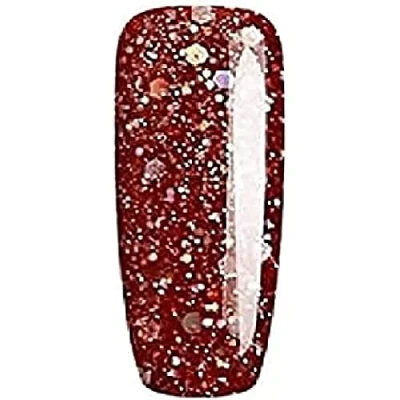 Immagine di Bluesky Smalto Per Unghie Gel, Autumn Maple, Marrone, Rosso, Buio Luccichio (Per Lampade Uv E Led) 10 Ml