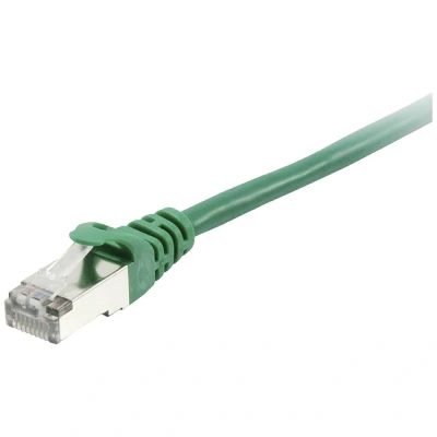 Immagine di Equip 605547 RJ45 cavo di rete, patch CAT 6 S/FTP 0.50 m Verde contatti connettore dorati 1 pz.