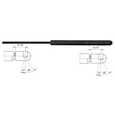 Immagine di METZGER 2110494 Pistoncini portellone 350 456 FIAT: 500 Hatchback, ABARTH: / 595 695 Hatchback