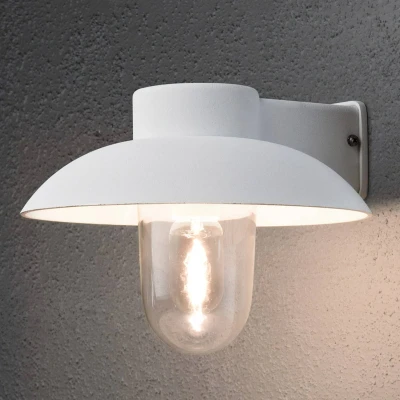 Immagine di Konstsmide Mani 415 250 Lampada da parete per esterno a risparmio energetico, LED (monocolore) E27 60 W Bianco