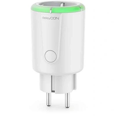 Immagine di deleyCON 1 Pezzo Interruttore Timer Digitale Funzione Conto Alla Rovescia Presa di Corrente Tempo Commutazione da 15 a 75 Minuti Max. 1800W Area Interna Bianco