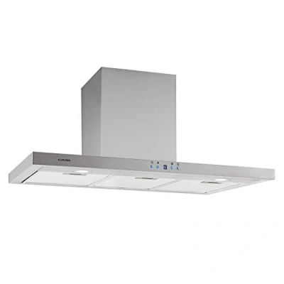 Immagine di Klarstein Limelight Cappa da Cucina Aspirante a Parete con 3 Velocità, 600 m3/h, Schermo Digitale, Luce LED per Piano Cottura, 64 dB, Larghezza 90 cm, Acciaio Inox Spazzolato