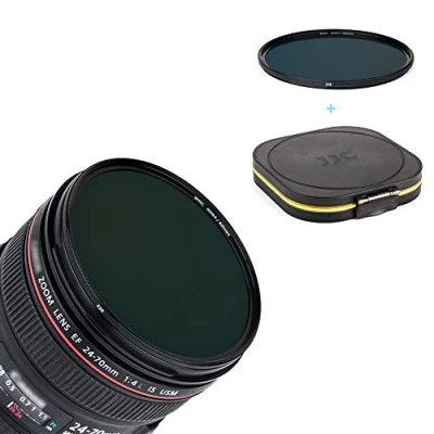 Immagine di JJC 77 mm ND64 6 Stop Filtro a Densità Neutra per Canon EF 17 40 F4L 24 F1.4L II 105 IS Sony FE F4 e Altri Obiettivi con Filettatura