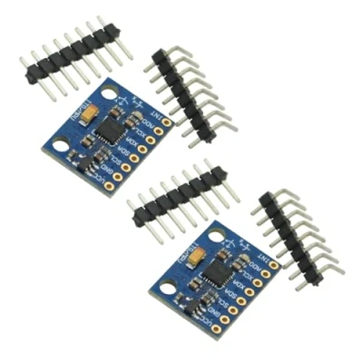 Immagine di Aihasd 2PCS GY 521 MPU 6050 Modulo 6DOF 3 Assi Giroscopio + Accelerometro per Arduino