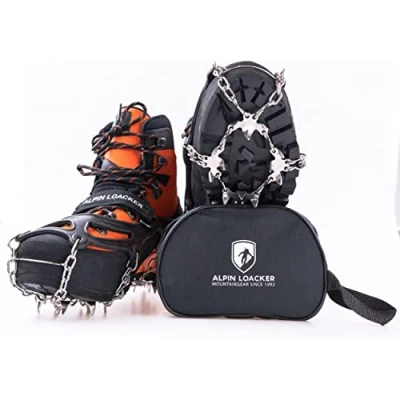 Immagine di Alpin Loacker Chain PRO 18 scarponi ramponcini, rampini uomo, donna, ramponi per scarponi,ramponcini da neve, ramponcini scarponi,XL