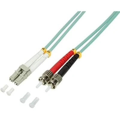 Immagine di Cavo LogiLink FP3LT02 Fibra ottica [1x Spina LC 1x ST] 50/125 µ Multimode OM3 2.00 m
