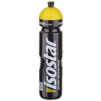 Immagine di Isostar Borraccia sportiva da 1000 ml, in plastica, senza BPA, per corsa, ciclismo, palestra, escursionismo, pratica chiusura push &amp; pull, confezione 1 (1 x 71 g)