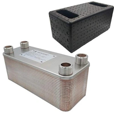 Immagine di Nordic Tec Ba 32 40 Scambiatore di calore in acciaio INOX con isolamento piastre 230 kW 1&quot;