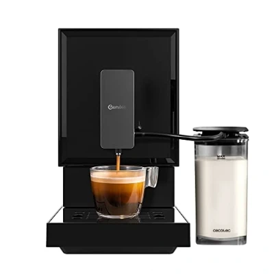 Immagine di Cecotec Caffettiera Superautomatica Power Matic ccino Cremma. 1470 W, 19 bar, macinino integrato, Thermoblock, vaporizzatore, capacità 150 gr di caffè e 1,2 litri acqua, serbatoio del latte