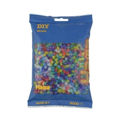 Immagine di Hama 201 54 The Original Beads, Perle, 3000 Pezzi, Colore: Trasparente