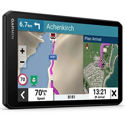 Immagine di Garmin CamperCam 795 MT D, Navigatore GPS per Camper e Caravan, Dash Cam integrata, Registra video a ciclo continuo, Salvataggio automatico, Infotraffico DAB