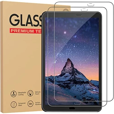 Immagine di Gerutek 2 Pack Pellicola Protettiva per Samsung Galaxy Tab a 10.1&quot; 2016 SM T580/T585, Vetro Temperato 10.1 [0,33 Ultra Trasparente] [Antigraffio] [Installazione Facile] [9H]