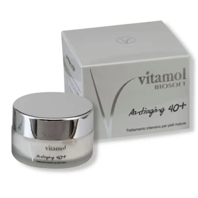 Immagine di Vitamol Biosoft Crema Viso Antiaging 40+ Antirughe per pelle matura normale o secca 50 ml.