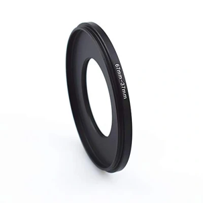 Immagine di 67mm 37mm Anelli adattatori Step down,da di Lente a Telecamera Filtro UV ND CPL,67mm to Filter Adapter