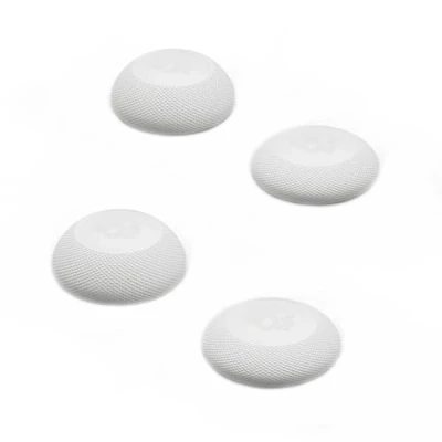 Immagine di Skull &amp; Co. Convex Thumb Grip Caps Joystick cap Analog Stick Thumbstick Cover for Nintendo Switch PRO Controller PS5 / PS4 Slim/PRO White, 2 Pairs (4pcs)