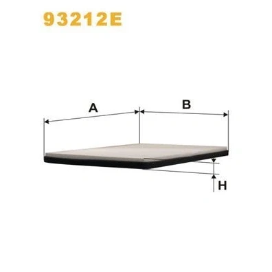 Immagine di WIX FILTERS 93212E Filtro abitacolo particellare 322 235 26 DAF: XF 105,