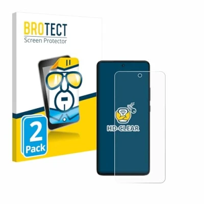 Immagine di brotect Pellicola Protettiva per Motorola Moto G84 Protezione Schermo (2 Pezzi) [Trasparente, Anti Impronte]