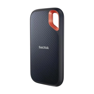 Immagine di SanDisk 4TB Extreme SSD portatile, Unità a stato solido NVMe esterna, fino 1050 MB/s, USB C, 3.2 Gen 2x2, Indice di protezione IP65 per la resistenza ad acqua e polvere, Nero