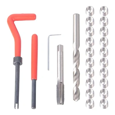 Immagine di DAYUAN Kit di riparazione filettatura M9x1.25mm Helicoil Restoring Thread Strumenti inserto filo utensili manuali compatibili per la automatica