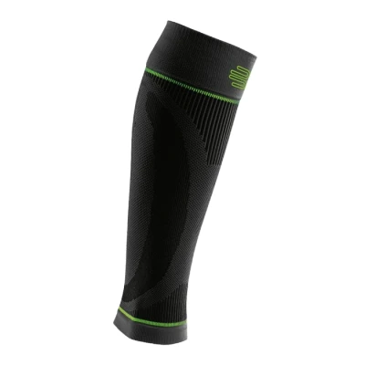 Immagine di Bauerfeind, 1 Paio di Fasce a compressione Per polpacci, Unisex, Indossabili destra e sinistra, sport con la palla resistenza, Rafforzamento della muscolatura, Taglia M, Lunga, Nero, 29352021700032