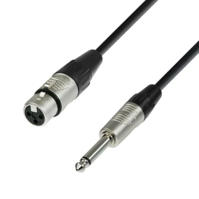 Immagine di Adam Hall Cables 4 STAR MFP 1000 Cavo microfono REAN XLR femmina a jack mono da 6,3 mm 10 m