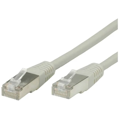 Immagine di Value 21.99.0805 RJ45 cavo di rete, patch CAT 6 S/FTP 5.00 m Grigio doppia schermatura 1 pz.
