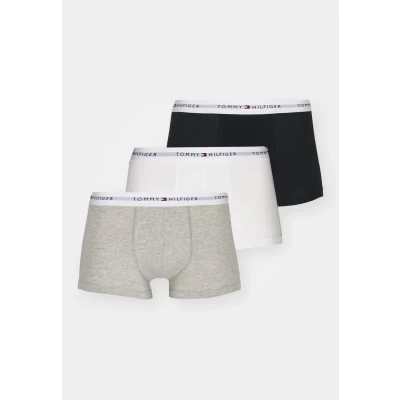 Immagine di Tommy Hilfiger Trunk Signature 3 PACK Culotte, Uomo, Taglia: Small, Grey heather/black/white